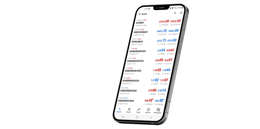 Trade anytime, anywhere with the MT5 Mobile App
